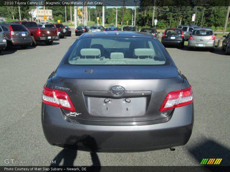 Magnetic Gray Metallic / Ash Gray 2010 Toyota Camry LE