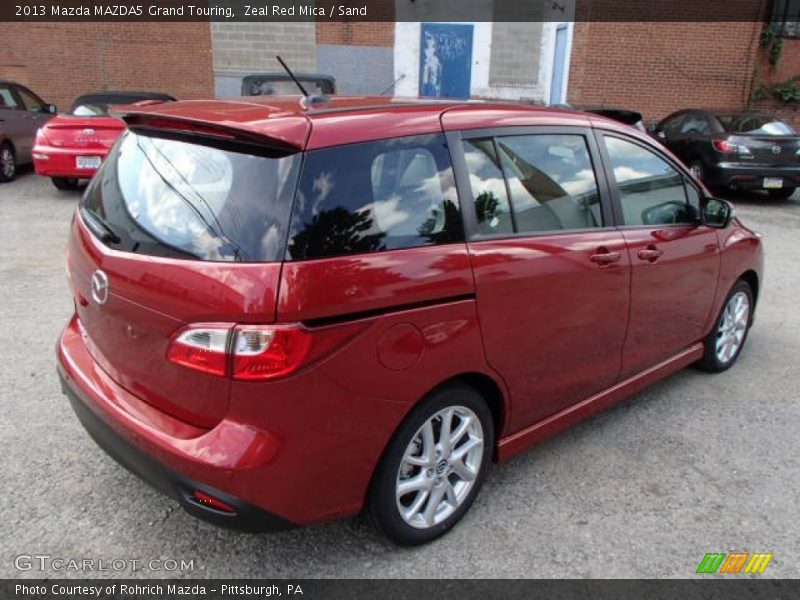 Zeal Red Mica / Sand 2013 Mazda MAZDA5 Grand Touring