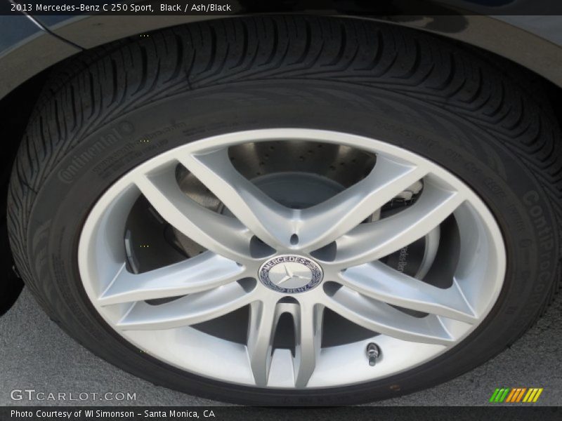 Black / Ash/Black 2013 Mercedes-Benz C 250 Sport
