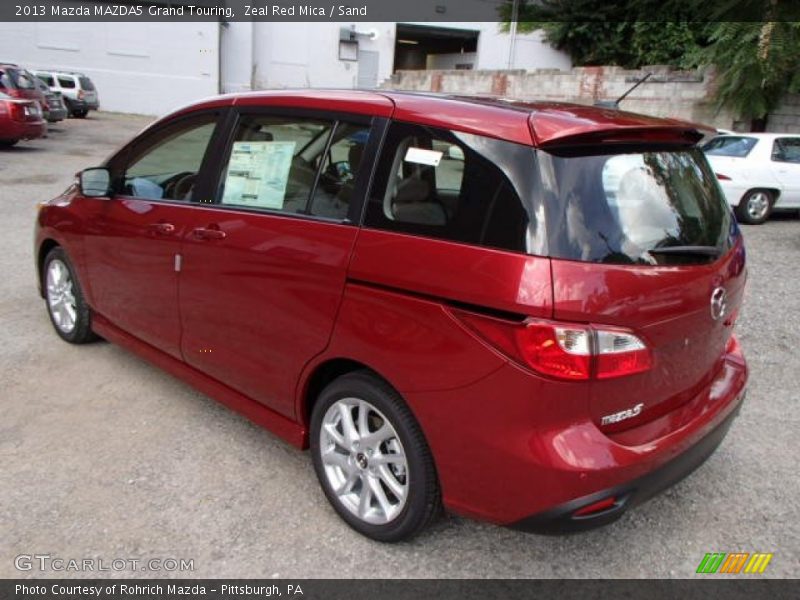 Zeal Red Mica / Sand 2013 Mazda MAZDA5 Grand Touring