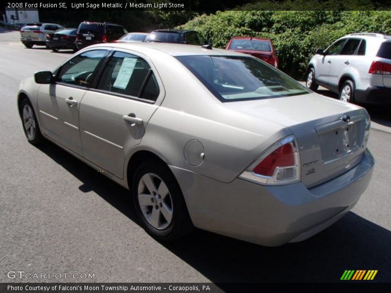 Light Sage Metallic / Medium Light Stone 2008 Ford Fusion SE