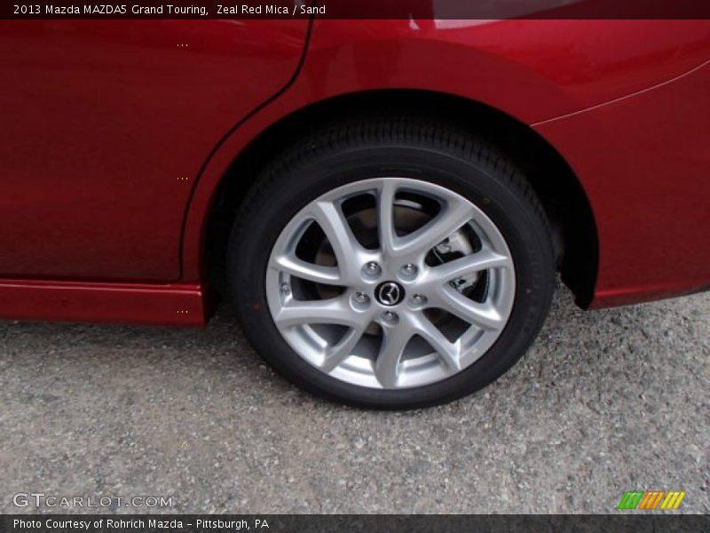 Zeal Red Mica / Sand 2013 Mazda MAZDA5 Grand Touring