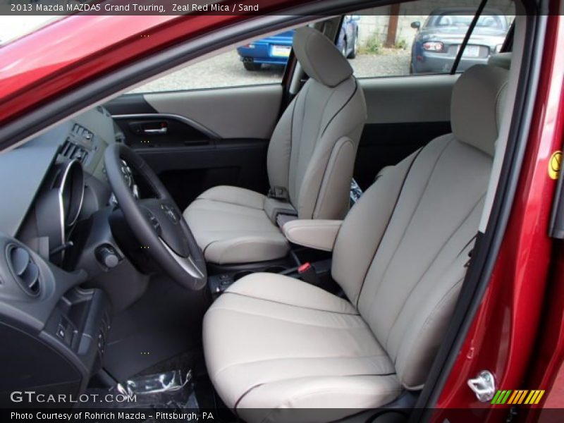 Zeal Red Mica / Sand 2013 Mazda MAZDA5 Grand Touring