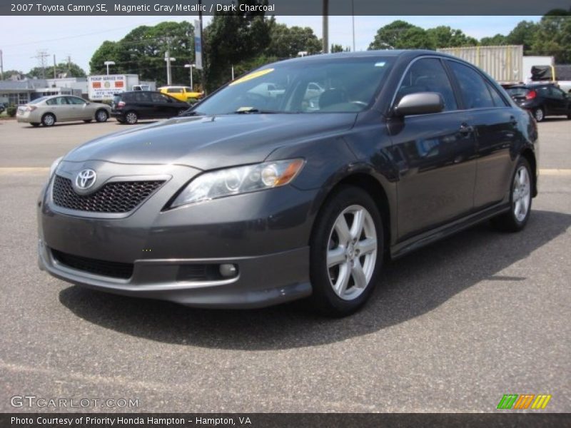 Magnetic Gray Metallic / Dark Charcoal 2007 Toyota Camry SE