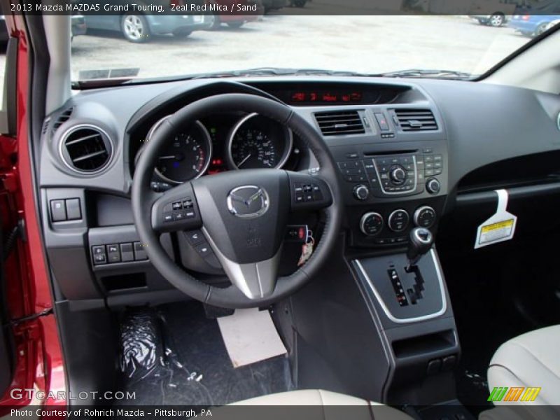 Zeal Red Mica / Sand 2013 Mazda MAZDA5 Grand Touring
