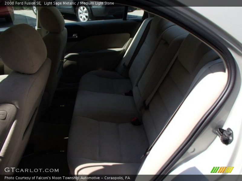 Light Sage Metallic / Medium Light Stone 2008 Ford Fusion SE