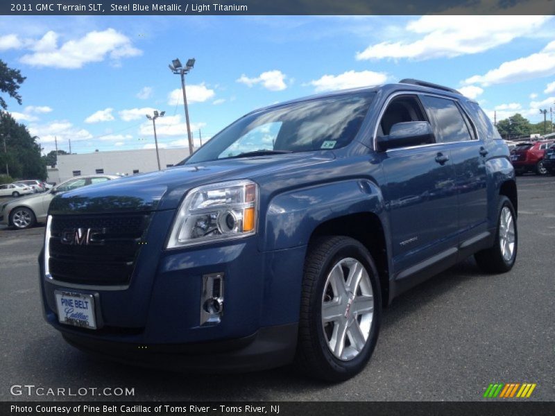 Steel Blue Metallic / Light Titanium 2011 GMC Terrain SLT