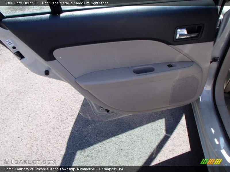 Light Sage Metallic / Medium Light Stone 2008 Ford Fusion SE