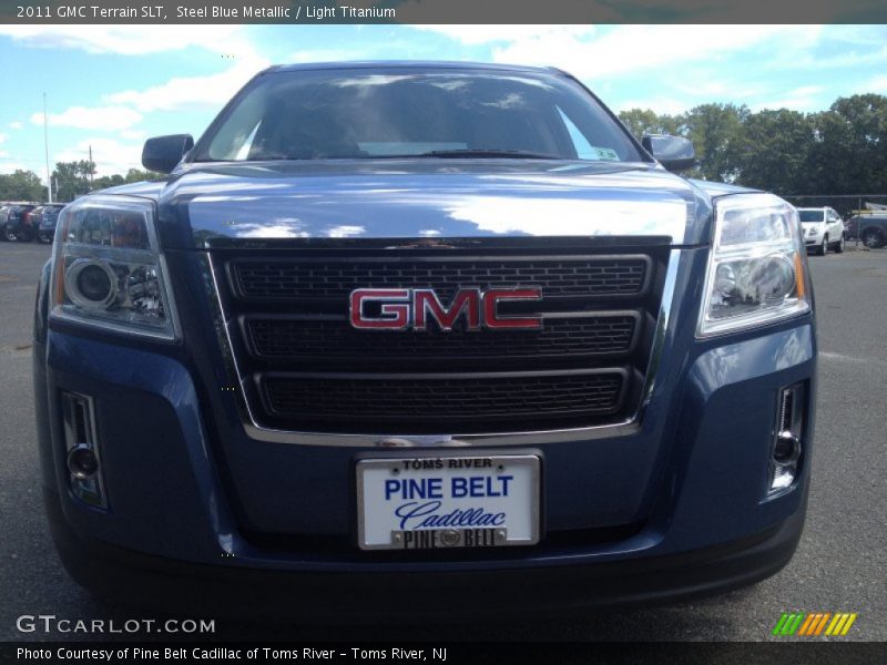 Steel Blue Metallic / Light Titanium 2011 GMC Terrain SLT