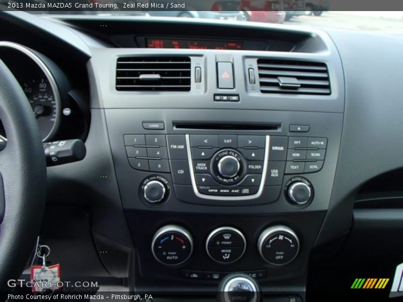 Zeal Red Mica / Sand 2013 Mazda MAZDA5 Grand Touring