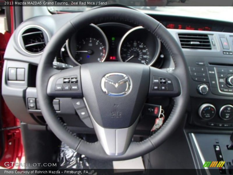 Zeal Red Mica / Sand 2013 Mazda MAZDA5 Grand Touring