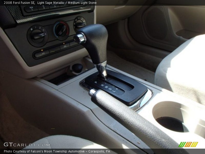 Light Sage Metallic / Medium Light Stone 2008 Ford Fusion SE