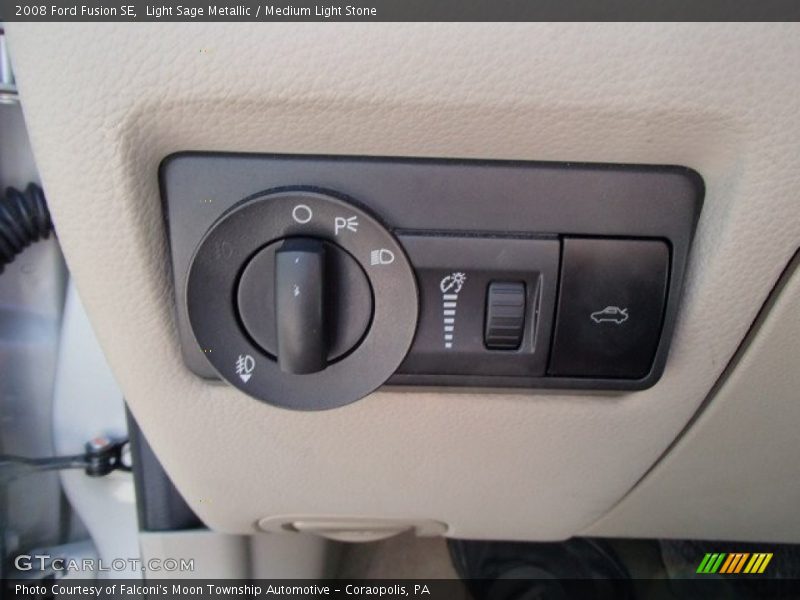Light Sage Metallic / Medium Light Stone 2008 Ford Fusion SE