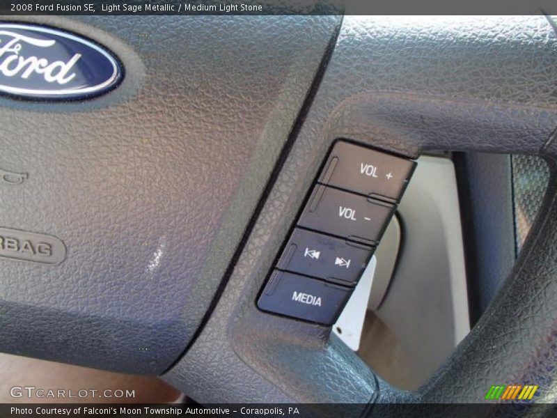 Light Sage Metallic / Medium Light Stone 2008 Ford Fusion SE