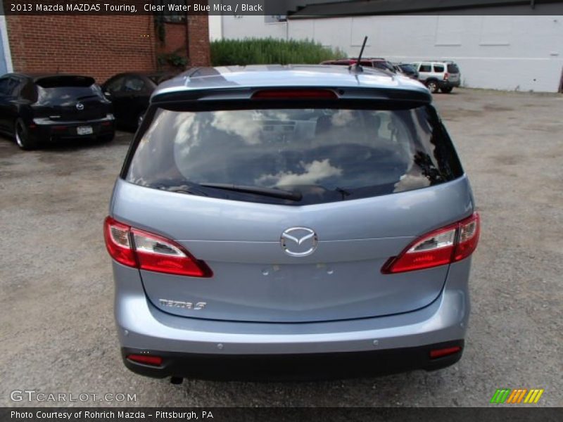 Clear Water Blue Mica / Black 2013 Mazda MAZDA5 Touring
