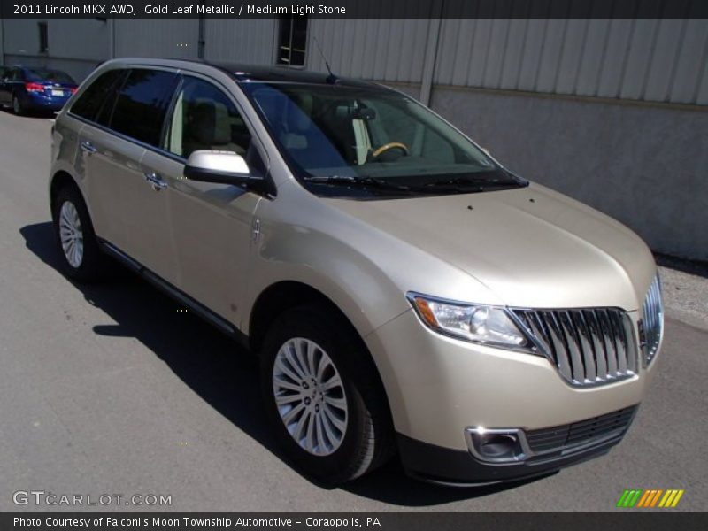 Gold Leaf Metallic / Medium Light Stone 2011 Lincoln MKX AWD