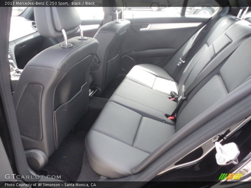 Black / Black 2013 Mercedes-Benz C 250 Sport