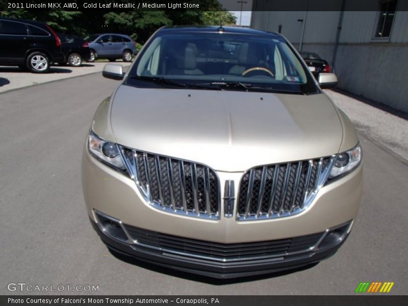 Gold Leaf Metallic / Medium Light Stone 2011 Lincoln MKX AWD
