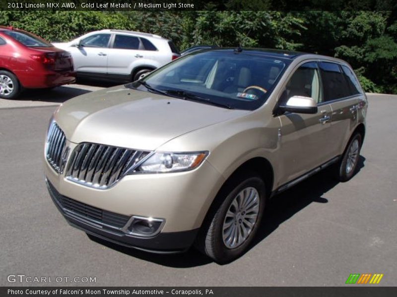 Gold Leaf Metallic / Medium Light Stone 2011 Lincoln MKX AWD