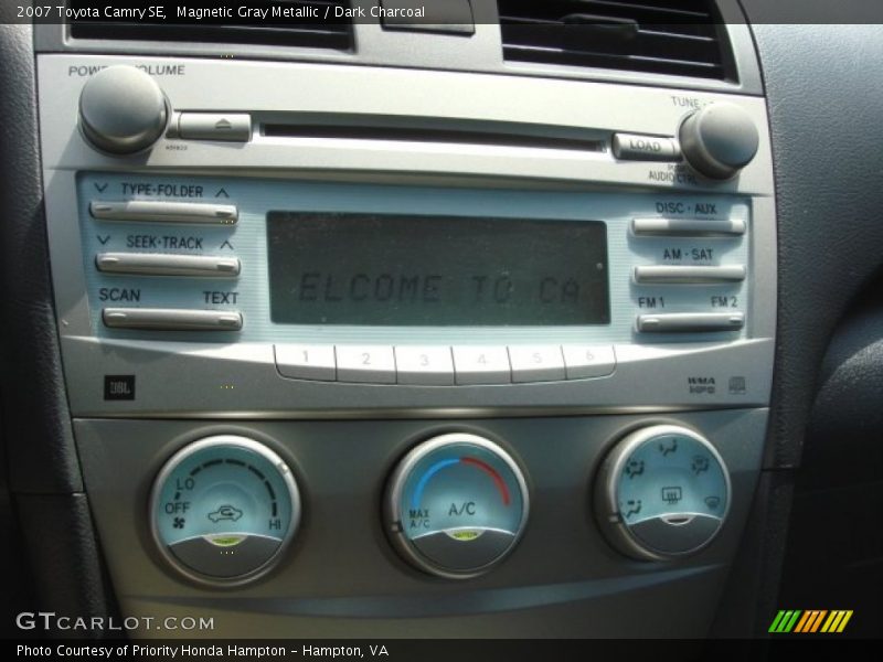 Magnetic Gray Metallic / Dark Charcoal 2007 Toyota Camry SE