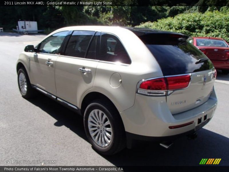 Gold Leaf Metallic / Medium Light Stone 2011 Lincoln MKX AWD