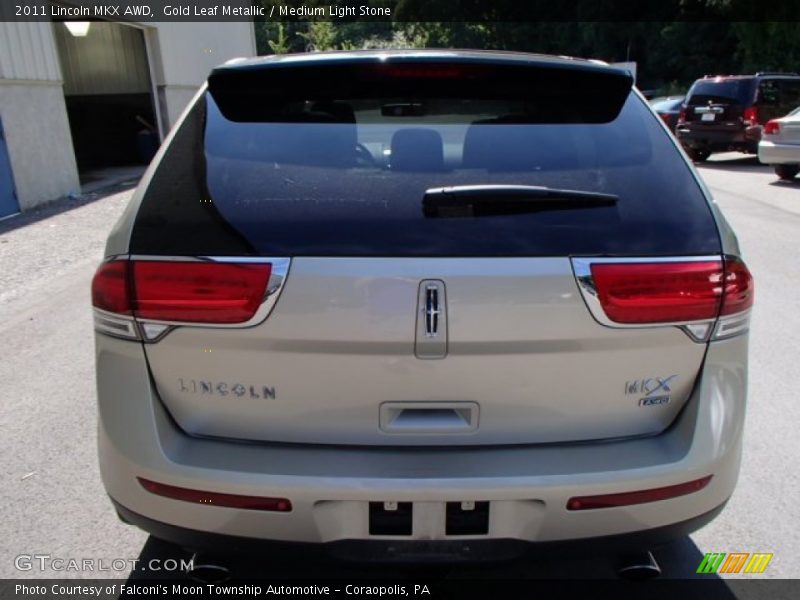 Gold Leaf Metallic / Medium Light Stone 2011 Lincoln MKX AWD