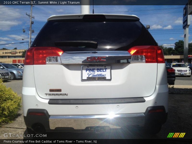 Summit White / Light Titanium 2010 GMC Terrain SLT