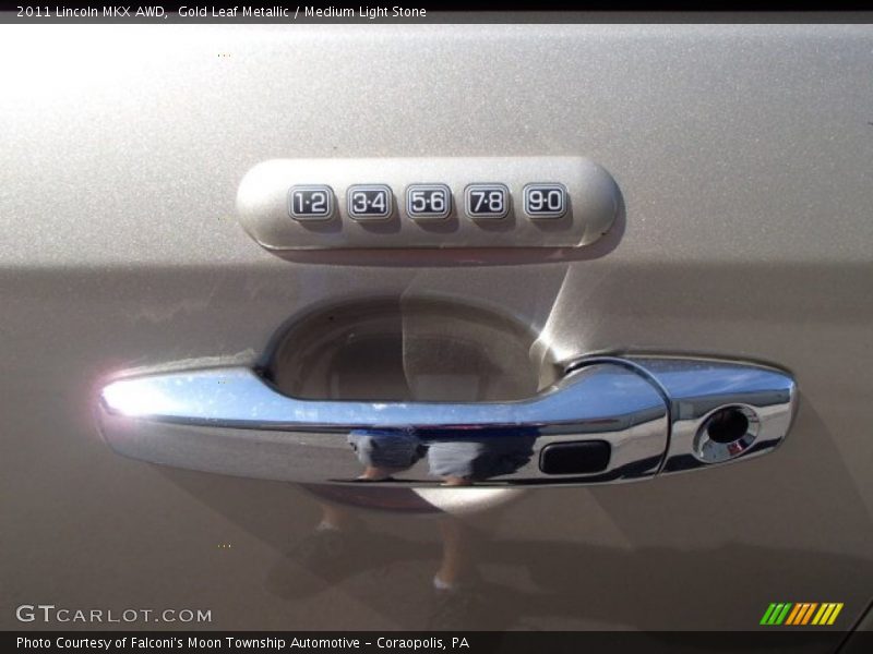 Gold Leaf Metallic / Medium Light Stone 2011 Lincoln MKX AWD