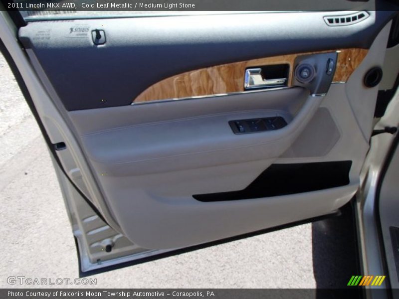 Gold Leaf Metallic / Medium Light Stone 2011 Lincoln MKX AWD