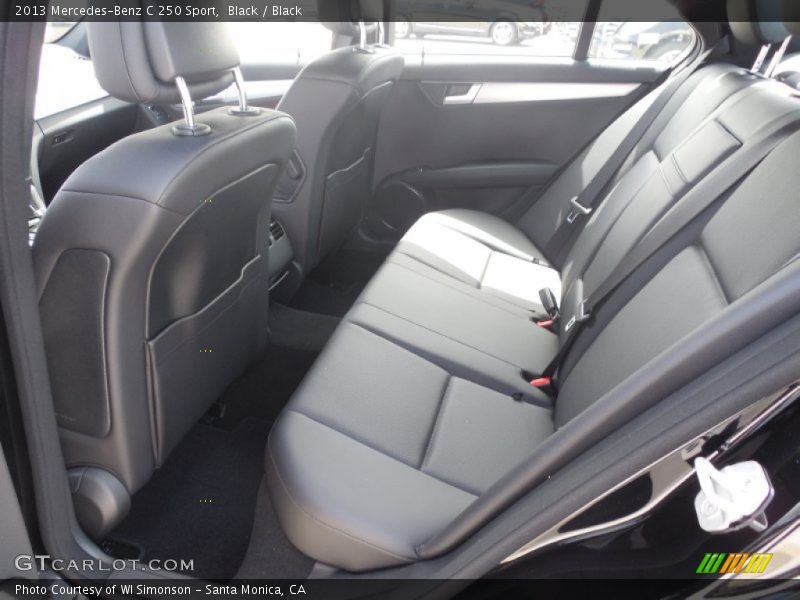 Black / Black 2013 Mercedes-Benz C 250 Sport