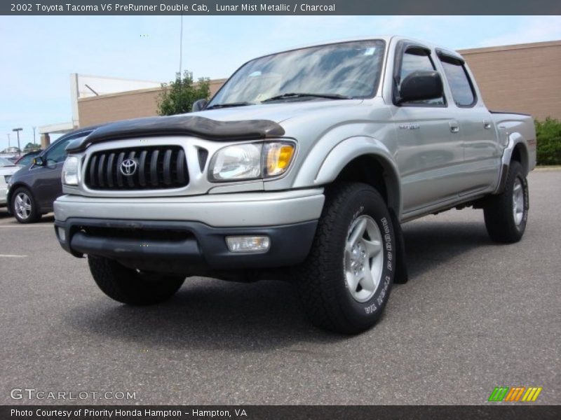Lunar Mist Metallic / Charcoal 2002 Toyota Tacoma V6 PreRunner Double Cab