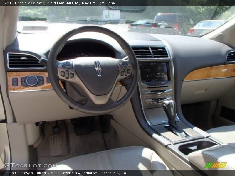 Gold Leaf Metallic / Medium Light Stone 2011 Lincoln MKX AWD