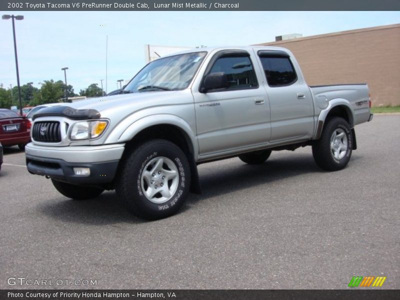 Lunar Mist Metallic / Charcoal 2002 Toyota Tacoma V6 PreRunner Double Cab