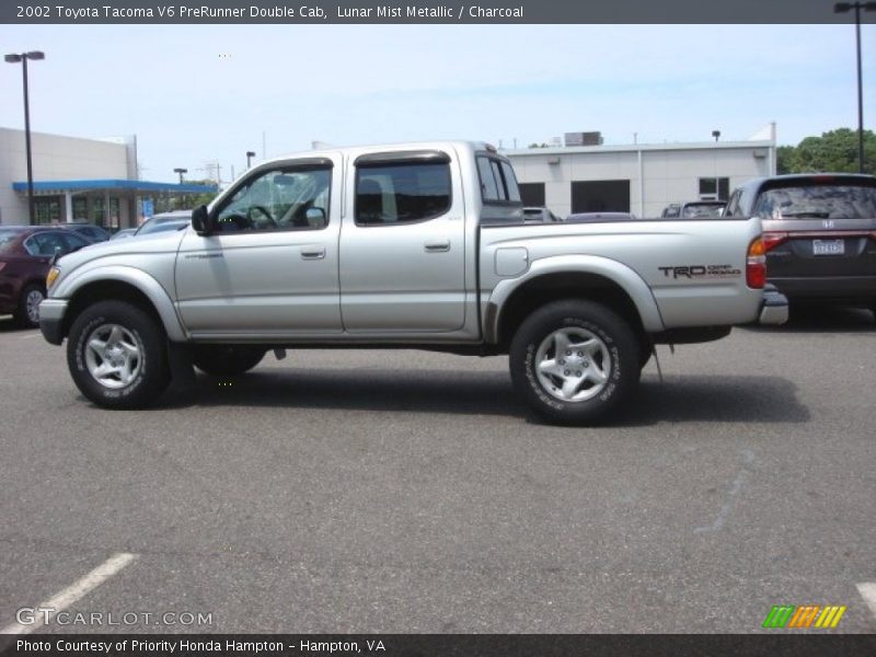 Lunar Mist Metallic / Charcoal 2002 Toyota Tacoma V6 PreRunner Double Cab