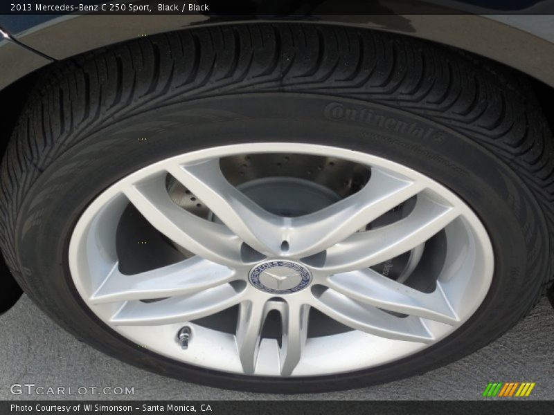 Black / Black 2013 Mercedes-Benz C 250 Sport