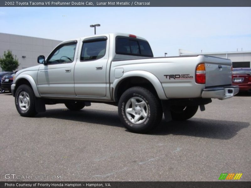 Lunar Mist Metallic / Charcoal 2002 Toyota Tacoma V6 PreRunner Double Cab