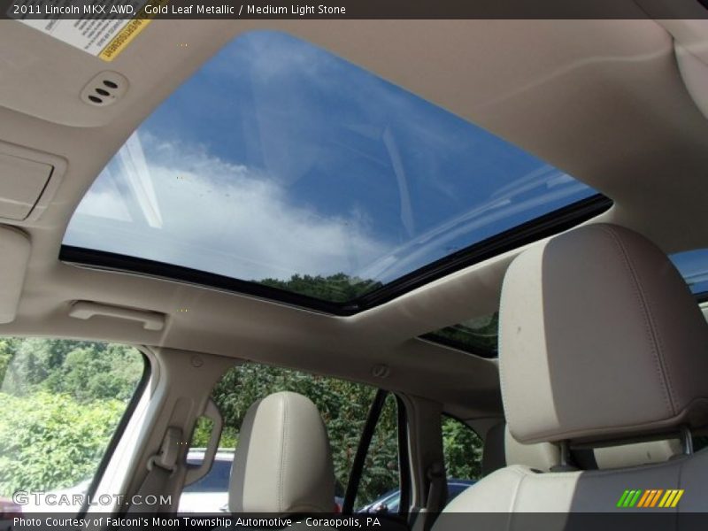 Gold Leaf Metallic / Medium Light Stone 2011 Lincoln MKX AWD