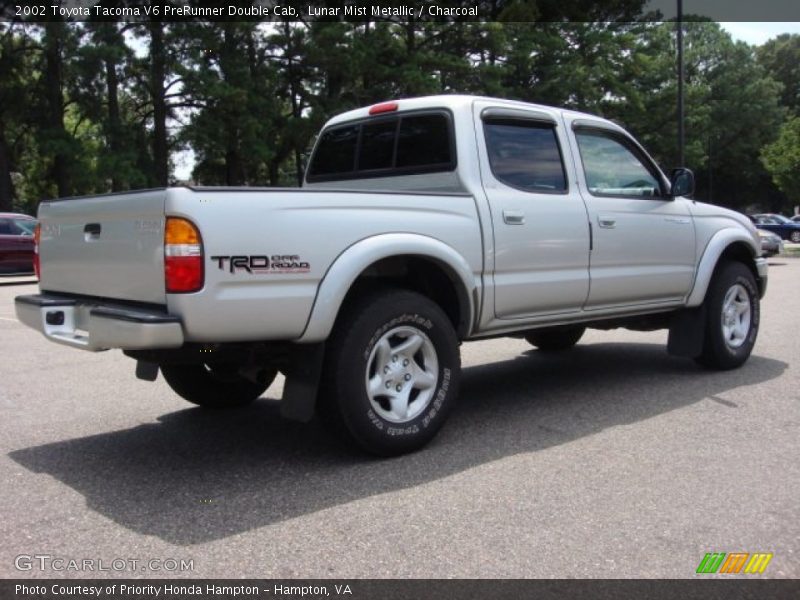 Lunar Mist Metallic / Charcoal 2002 Toyota Tacoma V6 PreRunner Double Cab