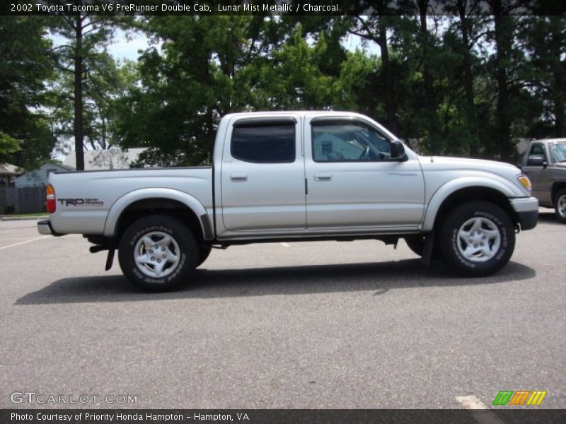 Lunar Mist Metallic / Charcoal 2002 Toyota Tacoma V6 PreRunner Double Cab