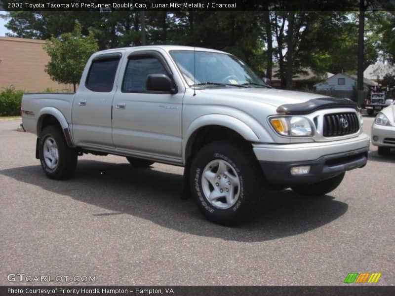 Lunar Mist Metallic / Charcoal 2002 Toyota Tacoma V6 PreRunner Double Cab