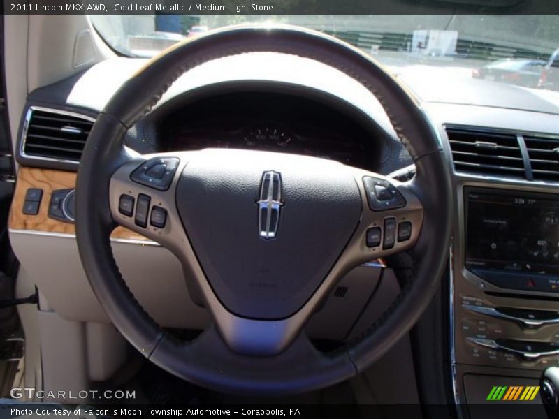 Gold Leaf Metallic / Medium Light Stone 2011 Lincoln MKX AWD