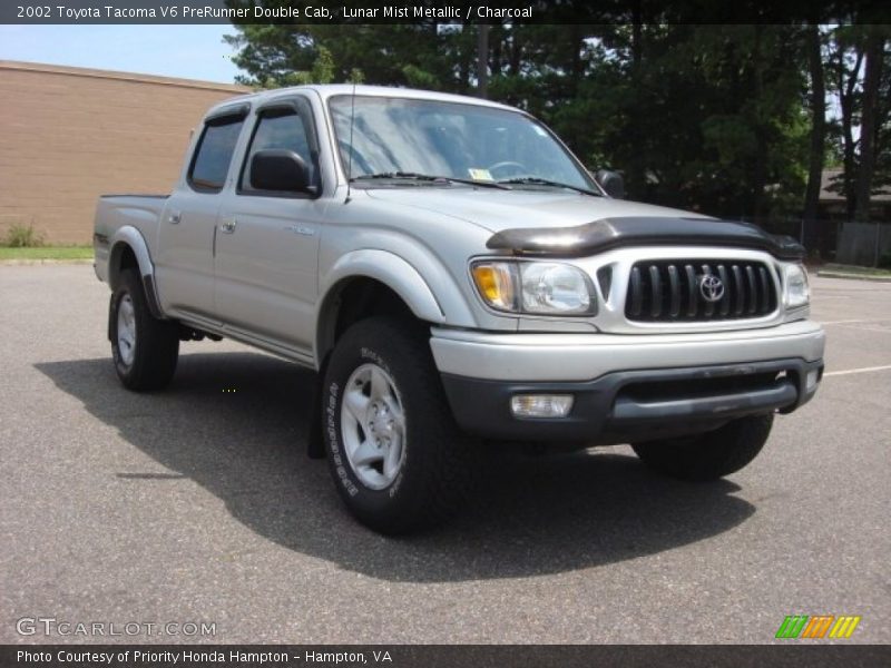 Lunar Mist Metallic / Charcoal 2002 Toyota Tacoma V6 PreRunner Double Cab