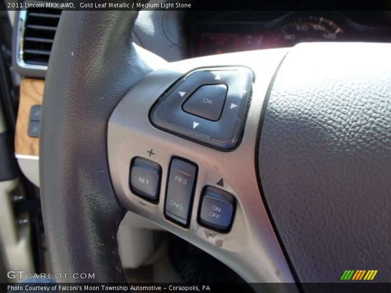 Gold Leaf Metallic / Medium Light Stone 2011 Lincoln MKX AWD