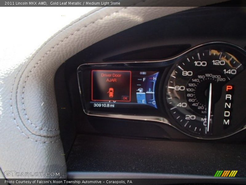 Gold Leaf Metallic / Medium Light Stone 2011 Lincoln MKX AWD
