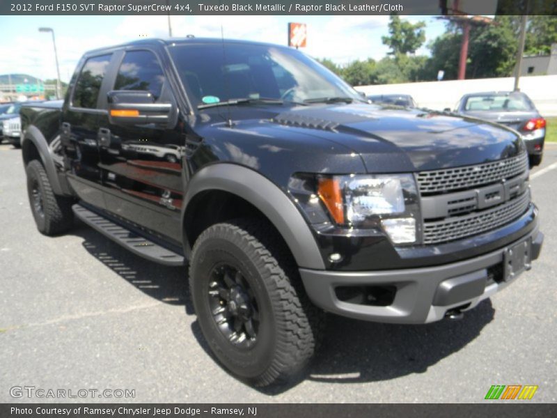 Tuxedo Black Metallic / Raptor Black Leather/Cloth 2012 Ford F150 SVT Raptor SuperCrew 4x4