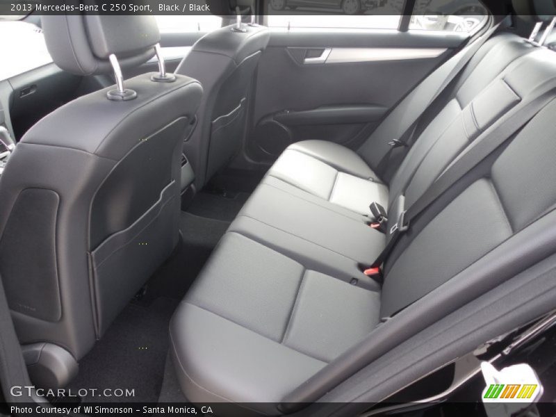 Black / Black 2013 Mercedes-Benz C 250 Sport