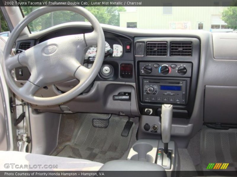 Lunar Mist Metallic / Charcoal 2002 Toyota Tacoma V6 PreRunner Double Cab