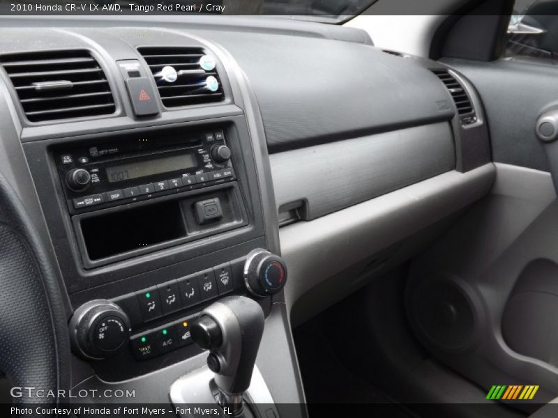Tango Red Pearl / Gray 2010 Honda CR-V LX AWD