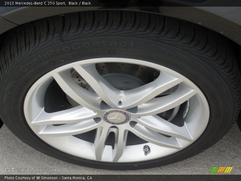 Black / Black 2013 Mercedes-Benz C 250 Sport