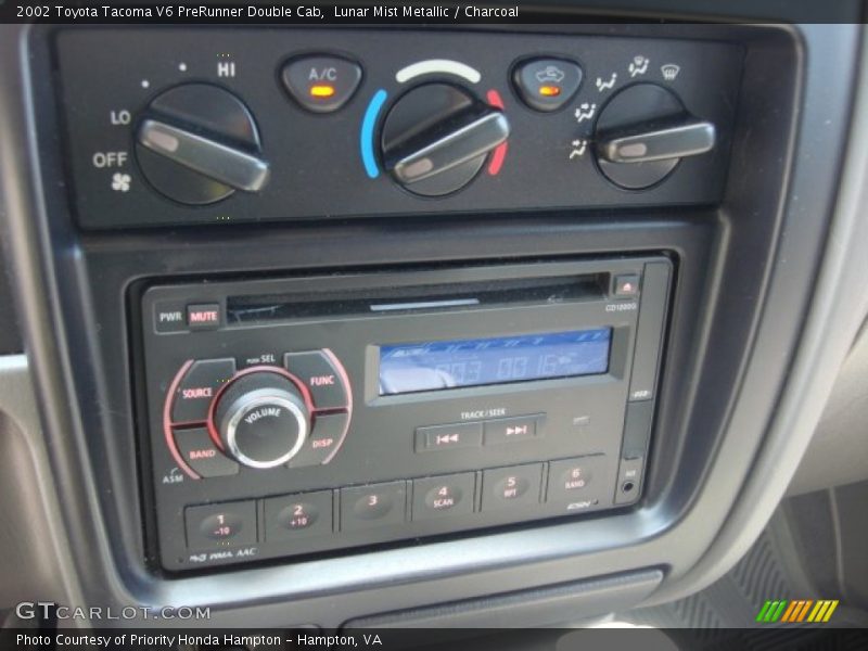 Lunar Mist Metallic / Charcoal 2002 Toyota Tacoma V6 PreRunner Double Cab
